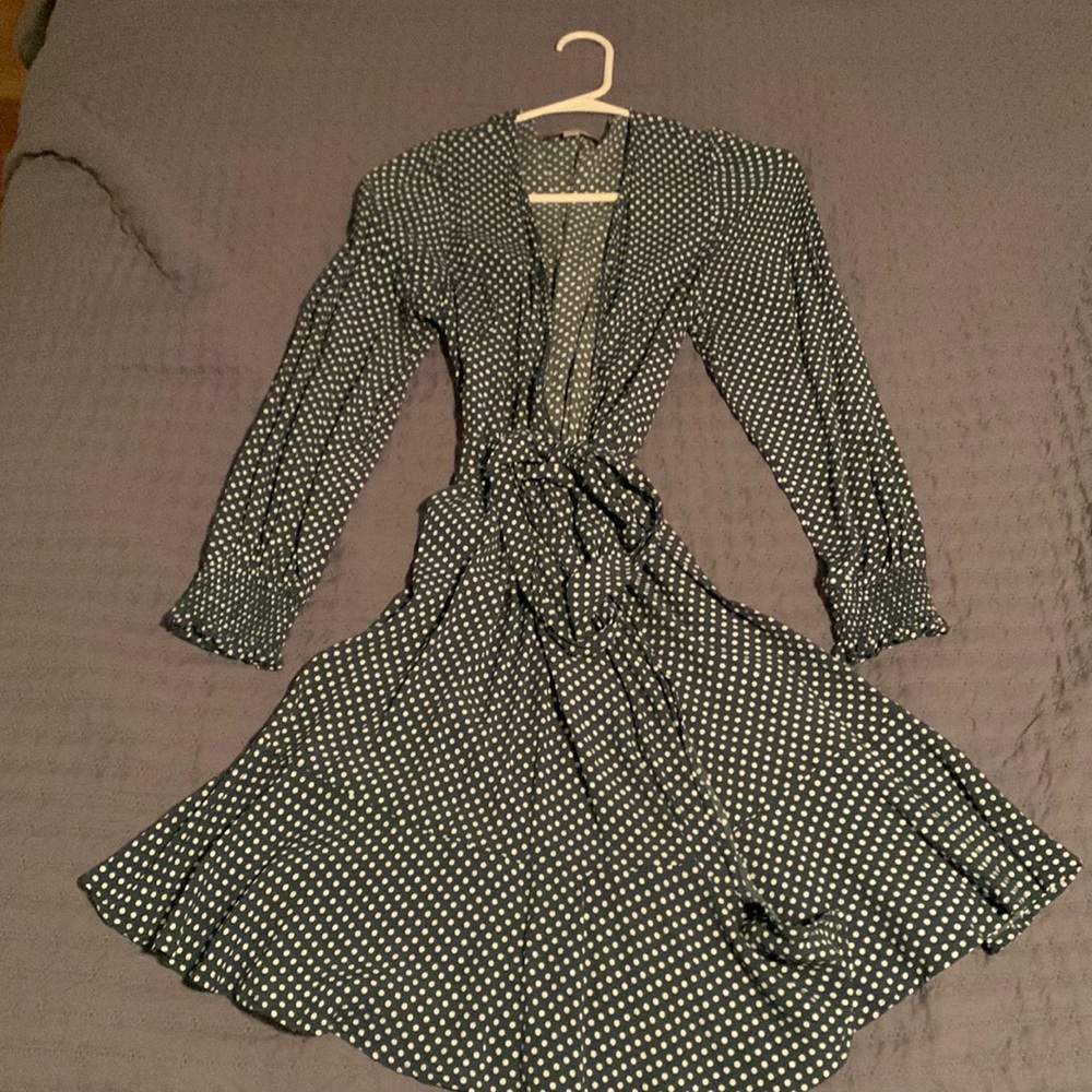 Loft wrap dress - size petite 8